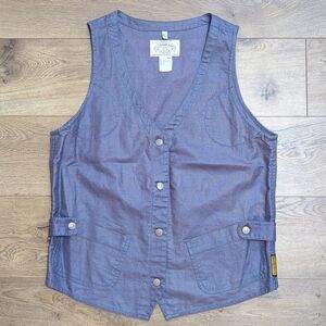 Vintage Armani Jeans Canvas Women's Vest M